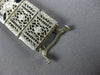 LARGE ART DECO 1.82CT DIAMOND & AAA SAPPHIRE PLATINUM & 14KT WHITE GOLD BRACELET