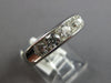 LARGE 1.25CT DIAMOND 14K WHITE GOLD CHANNEL COMFORT FIT WEDDING ANNIVERSARY RING