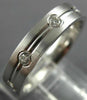 ESTATE .30CT DIAMOND 14KT WHITE GOLD 3D ETOILE WEDDING ANNIVERSARY RING 12153