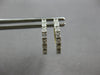.35CT DIAMOND 18K 2 TONE GOLD CLASSIC FILIGREE REVERSIBLE HUGGIE EARRINGS #28015