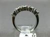 ESTATE 1.35CT DIAMOND 14K WHITE GOLD 3D FIVE STONE WEDDING ANNIVERSARY RING 2058
