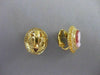 ANTIQUE 14K YELLOW GOLD LADY SHELL CAMEO FILIGREE OMEGA CLIP EARRINGS #20543