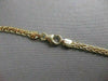 ESTATE 1.25CTW DIAMOND 14KT YELLOW GOLD FLAT WOVEN NECKLACE 16.50" ITALY #2618
