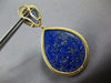 EXTRA LARGE 101.66CT MOCHA DIAMOND & SODALITE 14KT BLACK & YELLOW GOLD EARRINGS