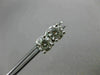 CLASSIC 1.07CT ROUND DIAMOND PLATINUM 4 PRONG 3D STUD EARRINGS F/G VS/SI1 #2048