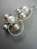 ANTIQUE LARGE 1.68CT DIAMOND & AAA MULTI COLOR SOUTH SEA 18KT ROSE GOLD NECKLACE