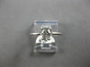 1.0CT SALT & PEPPER DIAMOND 18K WHITE GOLD SOLITAIRE PEAR SHAPE ENGAGEMENT RING