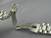 ESTATE LONG 8.0CT DIAMOND 18KT WHITE GOLD 3D ITALIAN DIAMOND MENS WATCH BAND