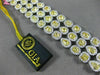 LARGE 20.24CT WHITE & FANCY YELLOW DIAMOND 18KT TWO TONE GOLD 3D TENNIS BRACELET