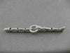 ESTATE 1.00CTW DIAMOND 14KT WHITE GOLD OPEN CIRCLE LINE BRACELET 7" INCH #20996