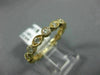 ESTATE .59CT DIAMOND 14K YELLOW GOLD FILIGREE MILGRAIN ETERNITY ANNIVERSARY RING