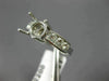 ESTATE 1.28CT DIAMOND 14KT WHITE GOLD 7 STONE SEMI MOUNT ENGAGEMENT RING #16313