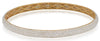 WIDE 8.0CT DIAMOND 18KT ROSE GOLD 3D MULTI ROW CLASSIC ETERNITY BANGLE BRACELET