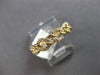 ESTATE .20CT DIAMOND 14KT YELLOW GOLD 5MM CLASSIC LOVE KNOT OVAL LINK FUN RING