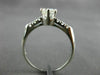 ANTIQUE .81CT OLD MINE DIAMOND SOLITAIRE PLATINUM ENGAGEMENT RING FG VVS #21014
