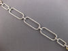 WIDE 1.41CT DIAMOND 14KT 2 TONE GOLD CLASSIC OPEN ELONGATED OVAL TENNIS BRACELET