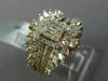 LARGE 1.70CT DIAMOND 18K ROSE GOLD 3D CLUSTER ENGAGEMENT INSERT ANNIVERSARY RING