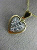 ESTATE .12CT DIAMOND 14K 2 TONE GOLD CLASSIC FILIGREE THREE HEART PENDANT #21612