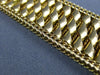ANTIQUE GRUEN 1.40CT DIAMOND 18K WHITE & YELLOW GOLD HIDDEN WATCH BRACELET#21477