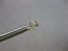 ESTATE SMALL .25CT DIAMOND 14K WHITE GOLD CLUSTER INVISIBLE FLOWER STUD EARRINGS