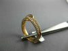 ESTATE .28CT DIAMOND 18KT ROSE GOLD 3D CLASSIC LOVE KNOT FUN RING