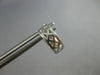 ESTATE .20CT DIAMOND 14KT WHITE GOLD 3D CLASSIC 2 ROW FILIGREE HUGGIE EARRINGS