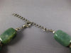 EXTRA LARGE AAA MULTI COLOR JADE STAINLESS STEEL CUBE BY THE YARD NECKLACE #7000
