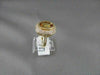ANTIQUE LARGE 2.96CTW CITRINE DIAMOND 14KT Y GOLD RING