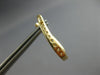 ESTATE .65CT DIAMOND 14KT YELLOW GOLD 3D INSIDE OUT OVAL HOOP HANGING EARRINGS
