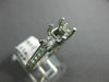 ESTATE .57CT DIAMOND 14K WHITE GOLD 3D FILIGREE SEMI MOUNT ENGAGEMENT RING #1572