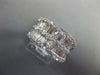 WIDE 2.06CT DIAMOND 18KT WHITE GOLD ROUND BAGUETTE & MARQUISE ANNIVERSARY RING