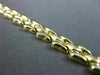 ESTATE WIDE 14KT YELLOW GOLD MATTE & SHINY TOOTH FAIRY BRACELET 6mm #23314