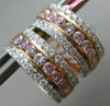 WIDE 1.58CT WHITE & PINK DIAMOND 18KT WHITE & ROSE GOLD 3D HEART HUGGIE EARRINGS