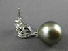.42CT DIAMOND & AAA TAHITIAN PEARL 18K WHITE GOLD OPEN FILIGREE HANGING EARRINGS