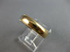 ESTATE SOLID 14KT YELLOW GOLD 4.5MM COMFORT FIT MILGRAIN ANNIVERSARY RING #27595