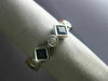 ESTATE 2CT ROUND DIAMOND & AAA SAPPHIRE 14K WHITE GOLD ETERNITY ANNIVERSARY RING
