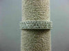 .50CT DIAMOND 14KT WHITE GOLD MULTI ROW FILIGREE SEMI ETERNITY ANNIVERSARY RING