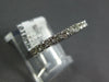 ESTATE .60CT DIAMOND 14KT WHITE GOLD 3D ROUND SEMI ETERNITY 2MM ANNIVERSARY RING