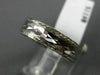 ESTATE 14KT WHITE GOLD FILIGREE MILGRAIN HAMMERED WEDDING ANNIVERSARY RING #1054