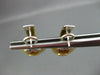 ESTATE 14KT WHITE & YELLOW GOLD HEART HANGING CLIP ON EARRINGS BEAUTIFUL! #22561