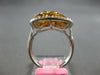 LARGE 3.0CT WHITE & INTENSE MULTI COLOR DIAMOND 18K 2 TONE GOLD ANNIVERSARY RING