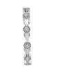 .29CT DIAMOND 18KT WHITE GOLD 3D ROUND FILIGREE BAMBOO ETERNITY ANNIVERSARY RING