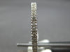 ESTATE .42CT DIAMOND 14KT WHITE GOLD ROUND ETERNITY 2MM WEDDING ANNIVERSARY RING