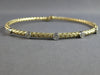 .18CT DIAMOND 14K 2 TONE GOLD 5 STONE FLEXIBLE WOVEN ETOILE CUFF BANGLE BRACELET