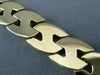 ANTIQUE WIDE .40CT DIAMOND 14KT WHITE & YELLOW GOLD SWIRL LINK BRACELET #18710