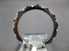 1.40CT DIAMOND & AAA SAPPHIRE 18KT WHITE GOLD CLASSIC ETERNITY ANNIVERSARY RING