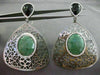 ESTATE 2.23CT DIAMOND AAA AGATE & ONYX 14KT BLACK GOLD FILIGREE CLIP ON EARRINGS