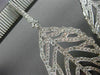 ESTATE 3.05CT DIAMOND 18KT WHITE GOLD 3D OPEN FILIGREE LEAF HANGING EARRINGS VVS