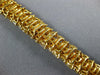 WIDE 25.2CT MULTI COLOR DIAMOND 18KT YELLOW GOLD GRADUATING LOVE TENNIS BRACELET