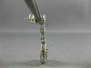 ESTATE 1.32CT DIAMOND 14KT WHITE GOLD 3D CLUSTER TEAR DROP HALO HANGING EARRINGS